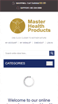 Mobile Screenshot of masterhealthproducts.co.za